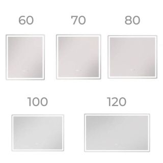 Зеркало с подсветкой Vigo Geometry Luxe 209 70 см